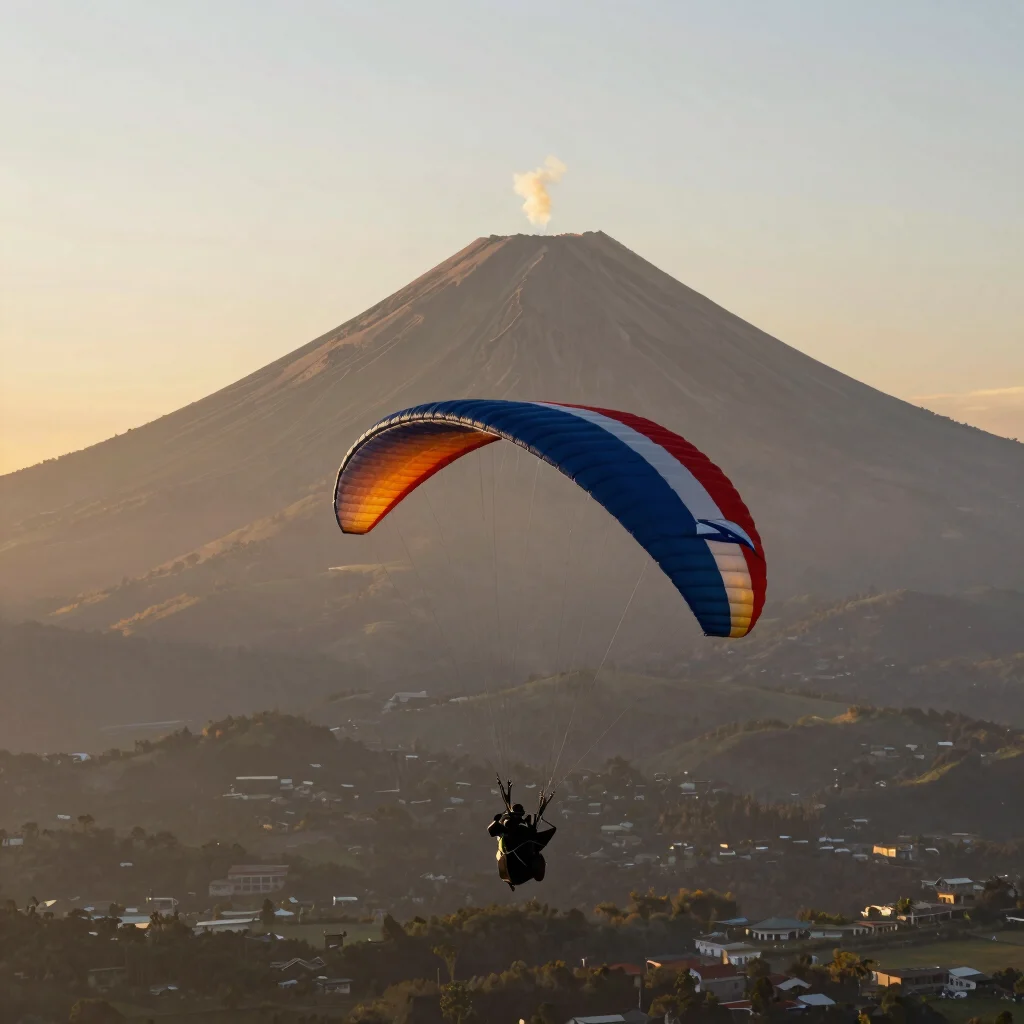 Vuelo Panorámico Vista Volcán de Fuego